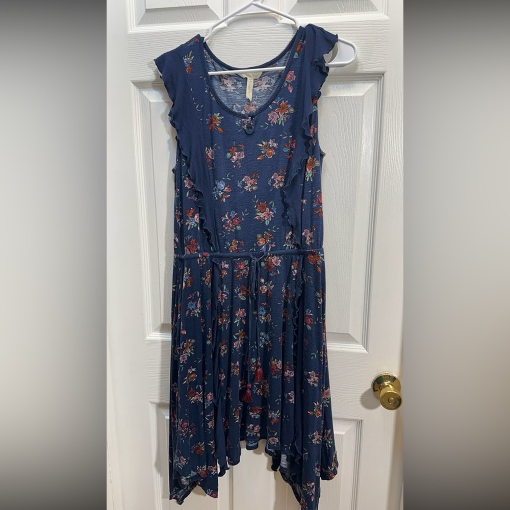 Matilda Jane Navy Floral Button-Front Top